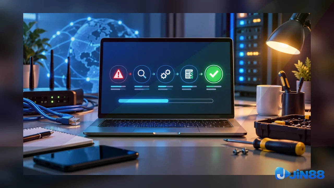 Danh sách kiểm tra Login trước khi tiếp tục – quy trình trước khi liên hệ hỗ trợ cho người cần đối chiếu